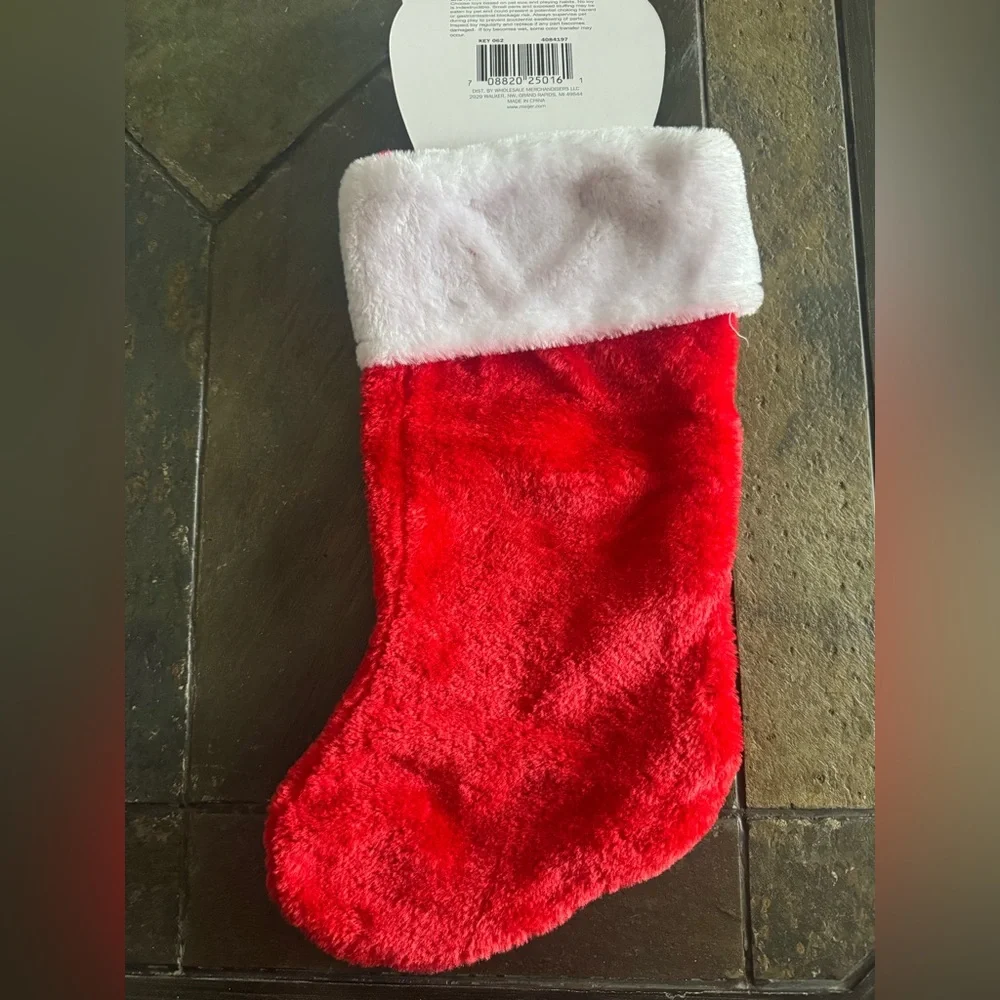 Christmas Stocking For Your Cat “On The Nice List” NWT